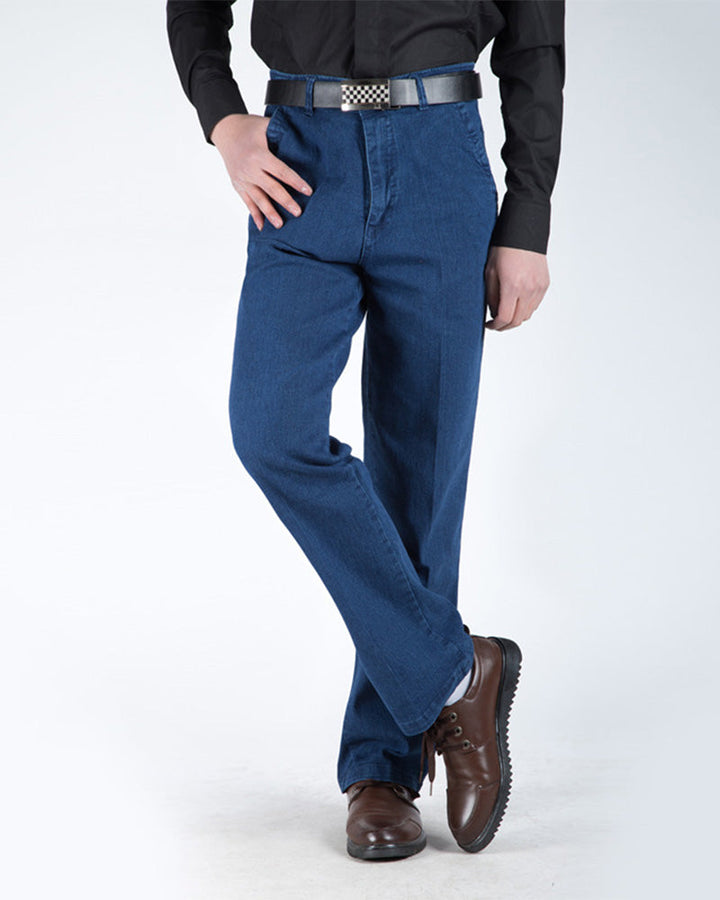 Jean Homme Classique Coupe Droite Extensible