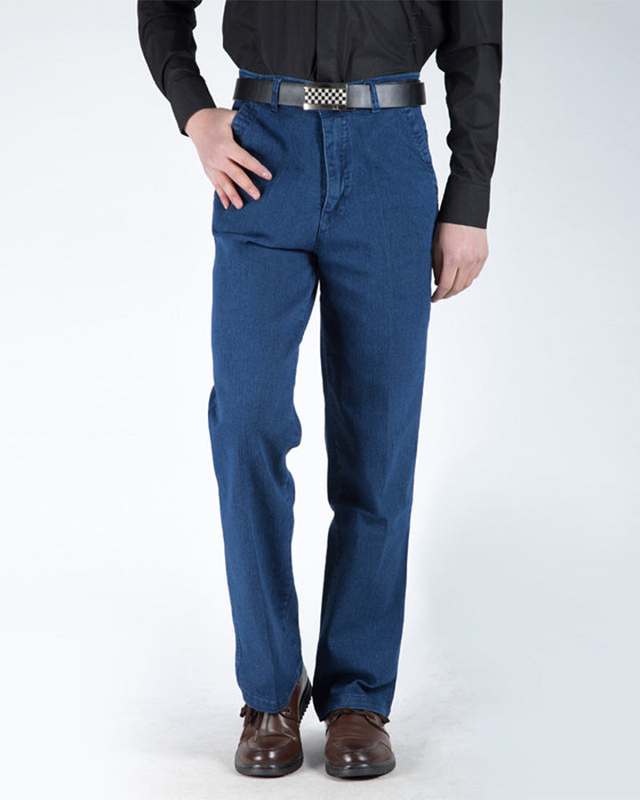Jean Homme Classique Coupe Droite Extensible