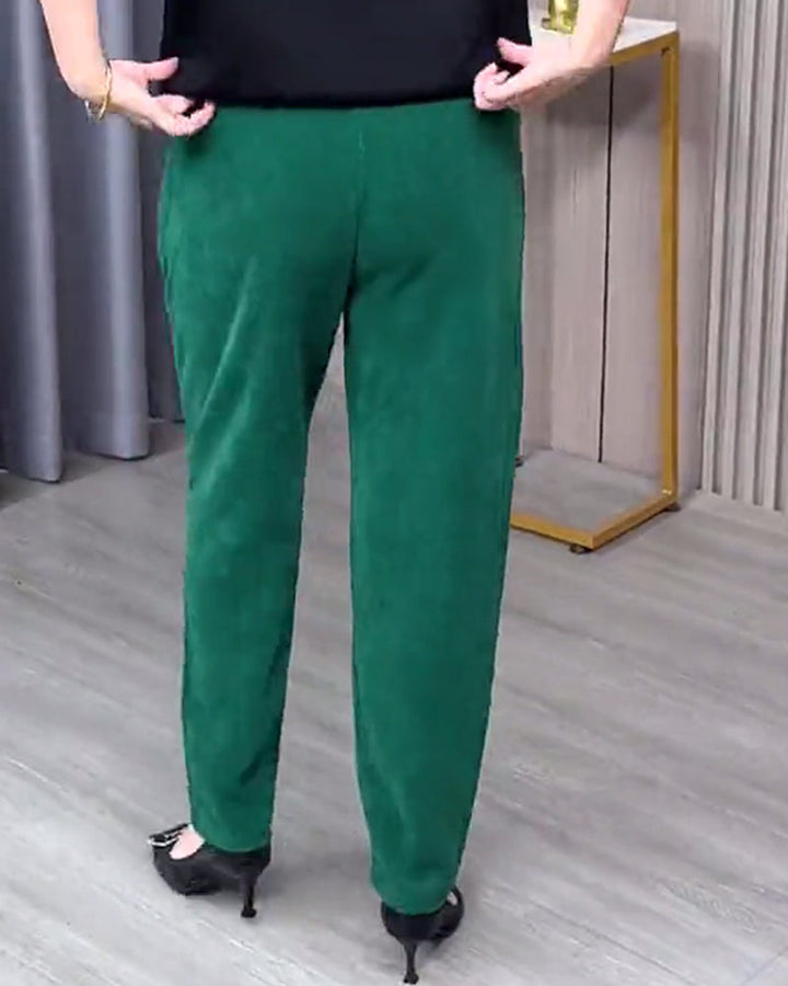 Pantalons Skinny Extensibles Unis