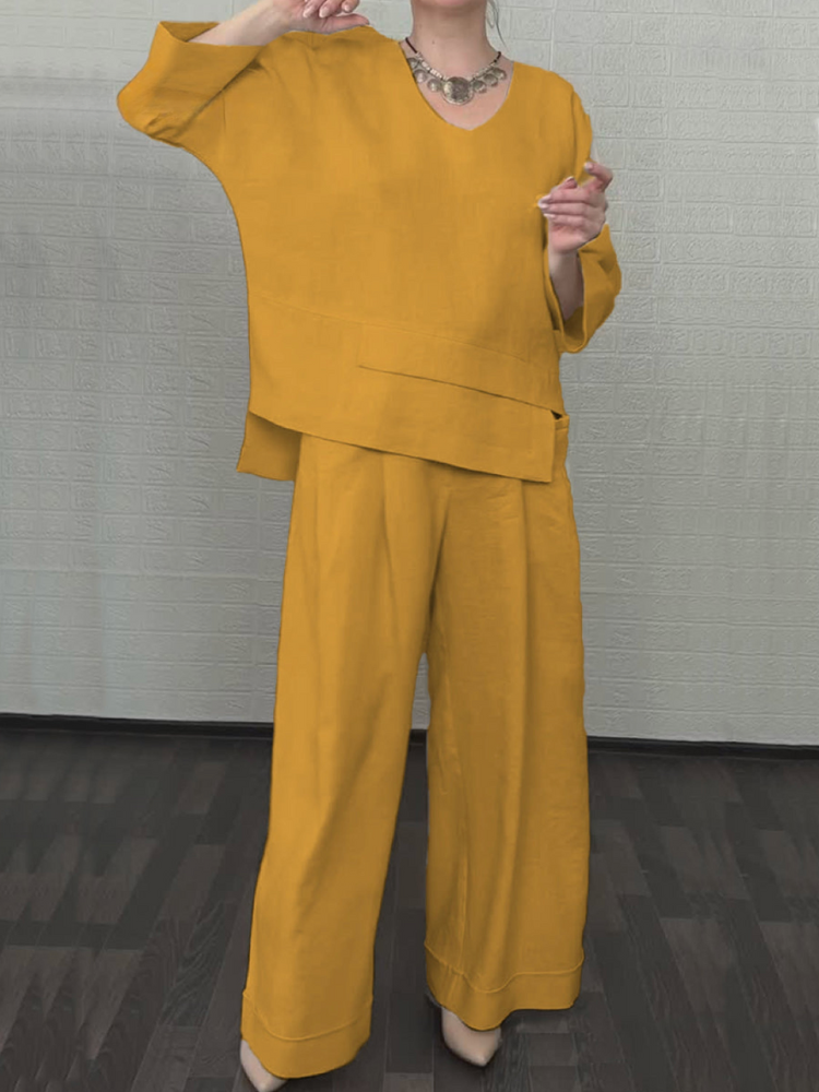 Renaya - Ensemble Casual en Coton et Lin