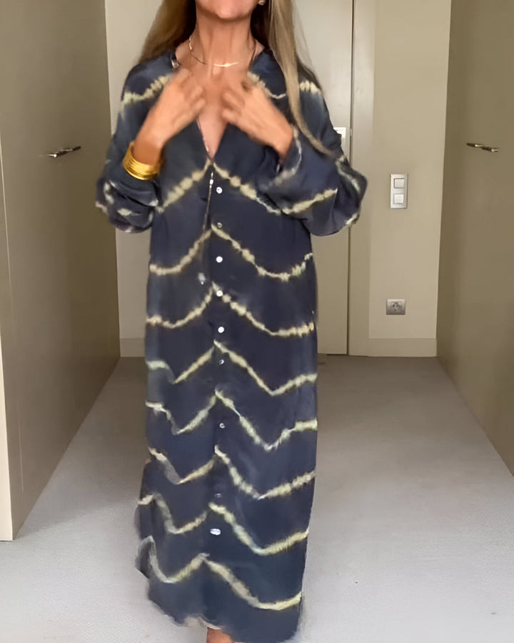 Julia™ | Robe Maxi Bohème Rayée