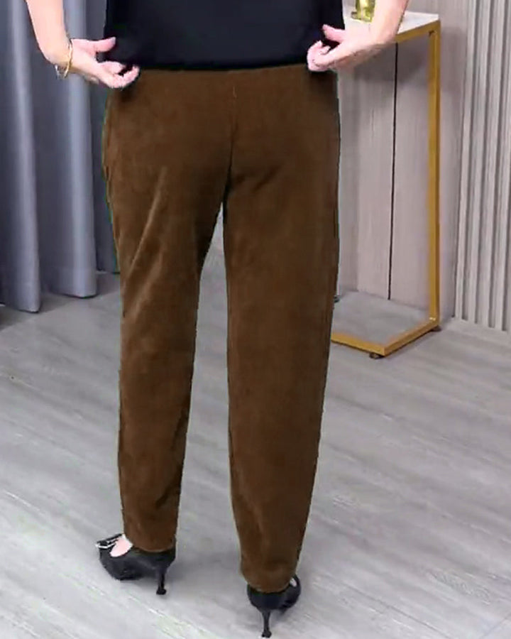 Pantalons Skinny Extensibles Unis