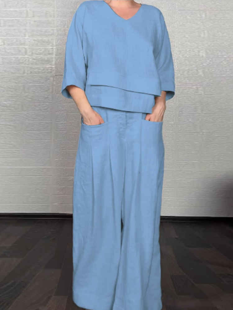 Renaya - Ensemble Casual en Coton et Lin