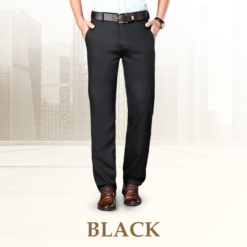 Pantalon Homme Extensible Coupe Droite