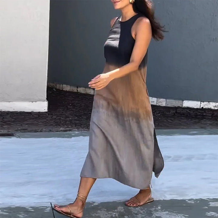 Élodie | Robe sans manches et dégradé