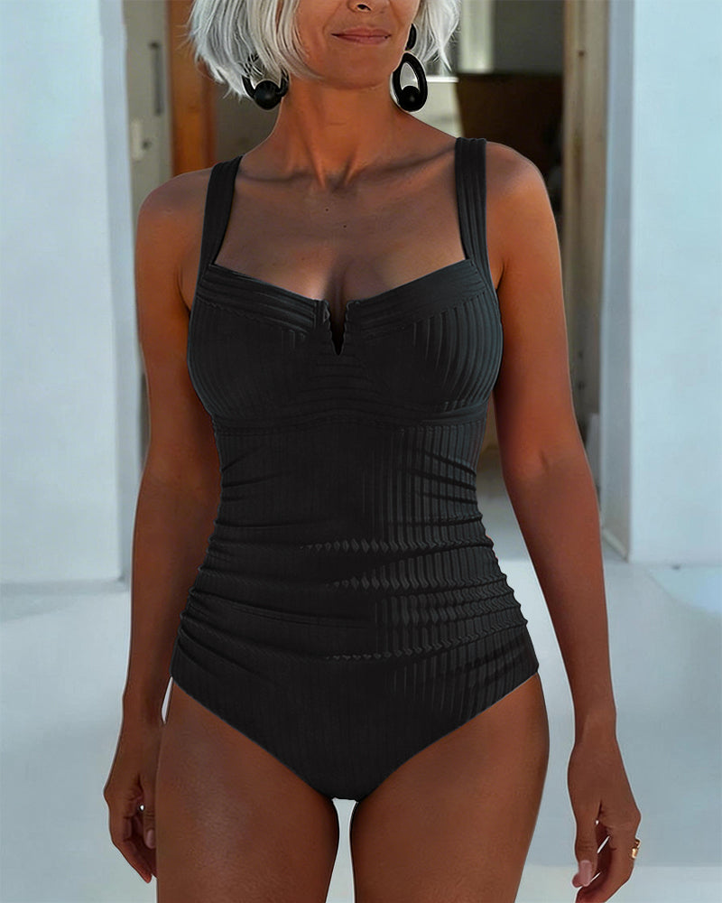 CHLOÉ | UNE PIÈCE BRETELLES SPAGHETTI ENCOLURE CARRÉE