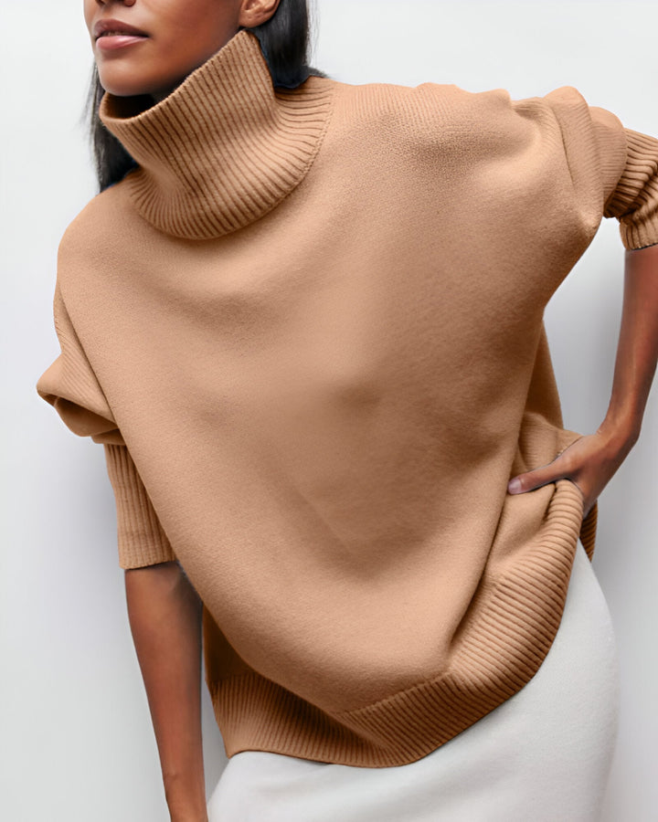 Liora™ | Pull Ample à Col Roulé