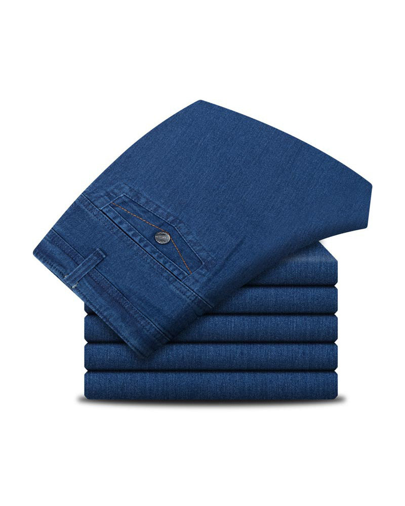 Jean Homme Classique Coupe Droite Extensible