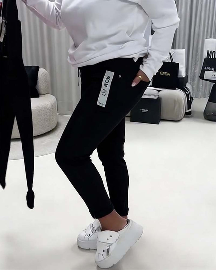 Pantalon Mode Élastique Cordon